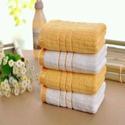 潤洋日用品 廠家直銷金邊絲帶豎條毛巾，柔軟吸水，超市家用勞保首選
